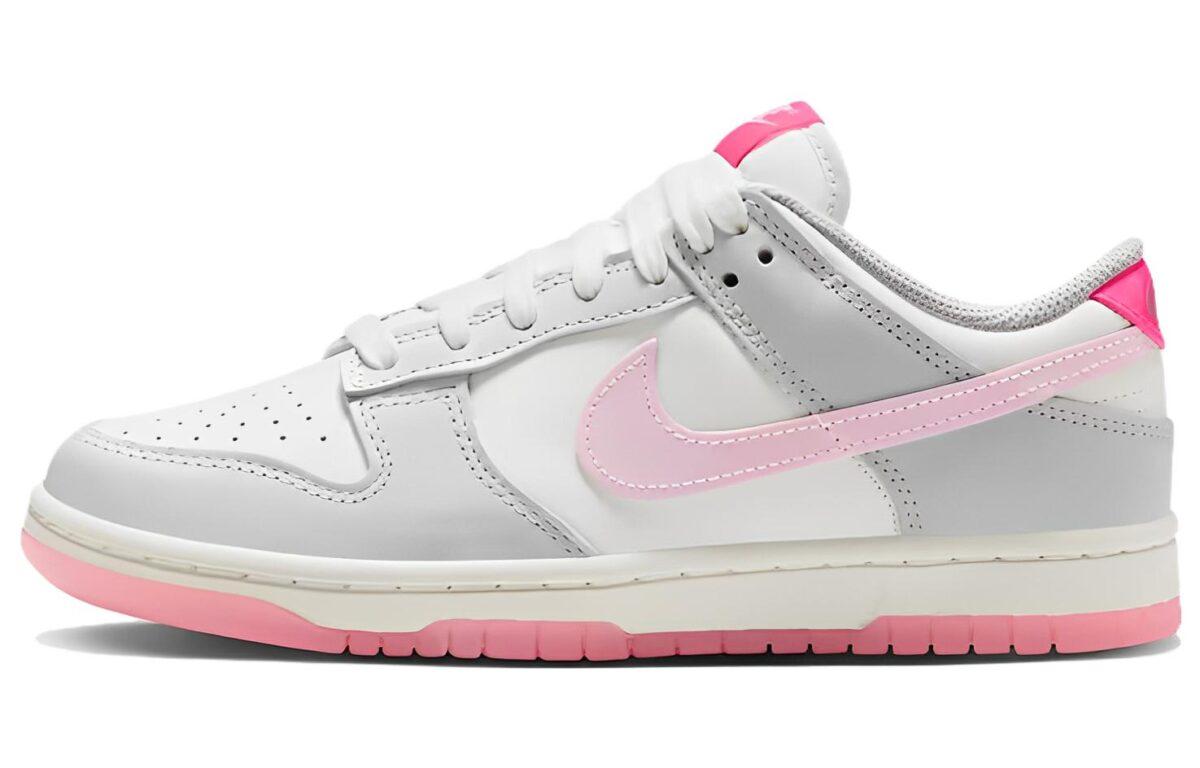 

Кеды унисекс Nike Dunk Low 520 Summit White Pink Foam белые 38.5 EU, Белый, Dunk Low 520 Summit White Pink Foam