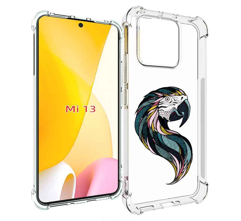 

Чехол MyPads полупопугай для Xiaomi 13, Прозрачный, Tocco