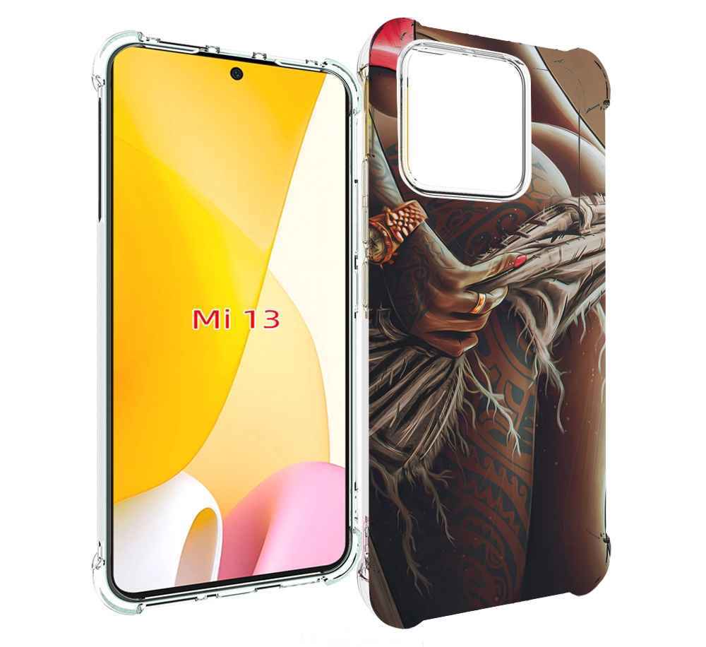 

Чехол MyPads полуголая девушка фотография женский для Xiaomi 13, Прозрачный, Tocco