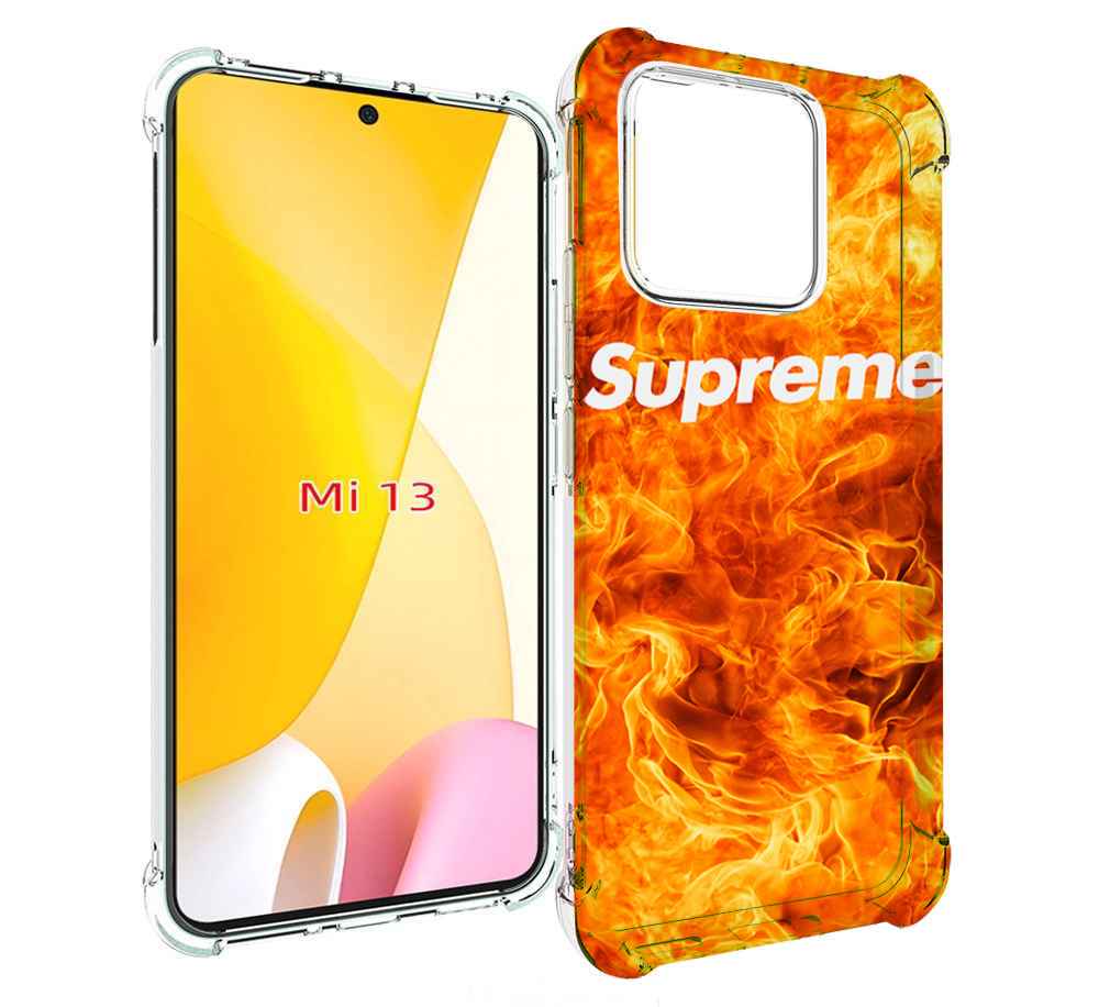 

Чехол MyPads пламя-пламенное суприм для Xiaomi 13, Прозрачный, Tocco