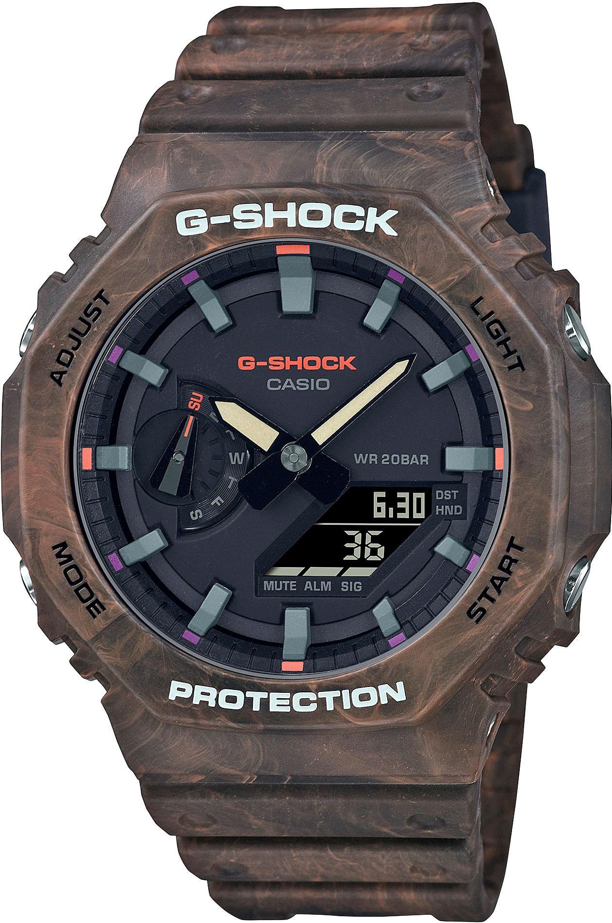 

Наручные часы мужские Casio GA-2100FR-5A, GA-2100FR-5A