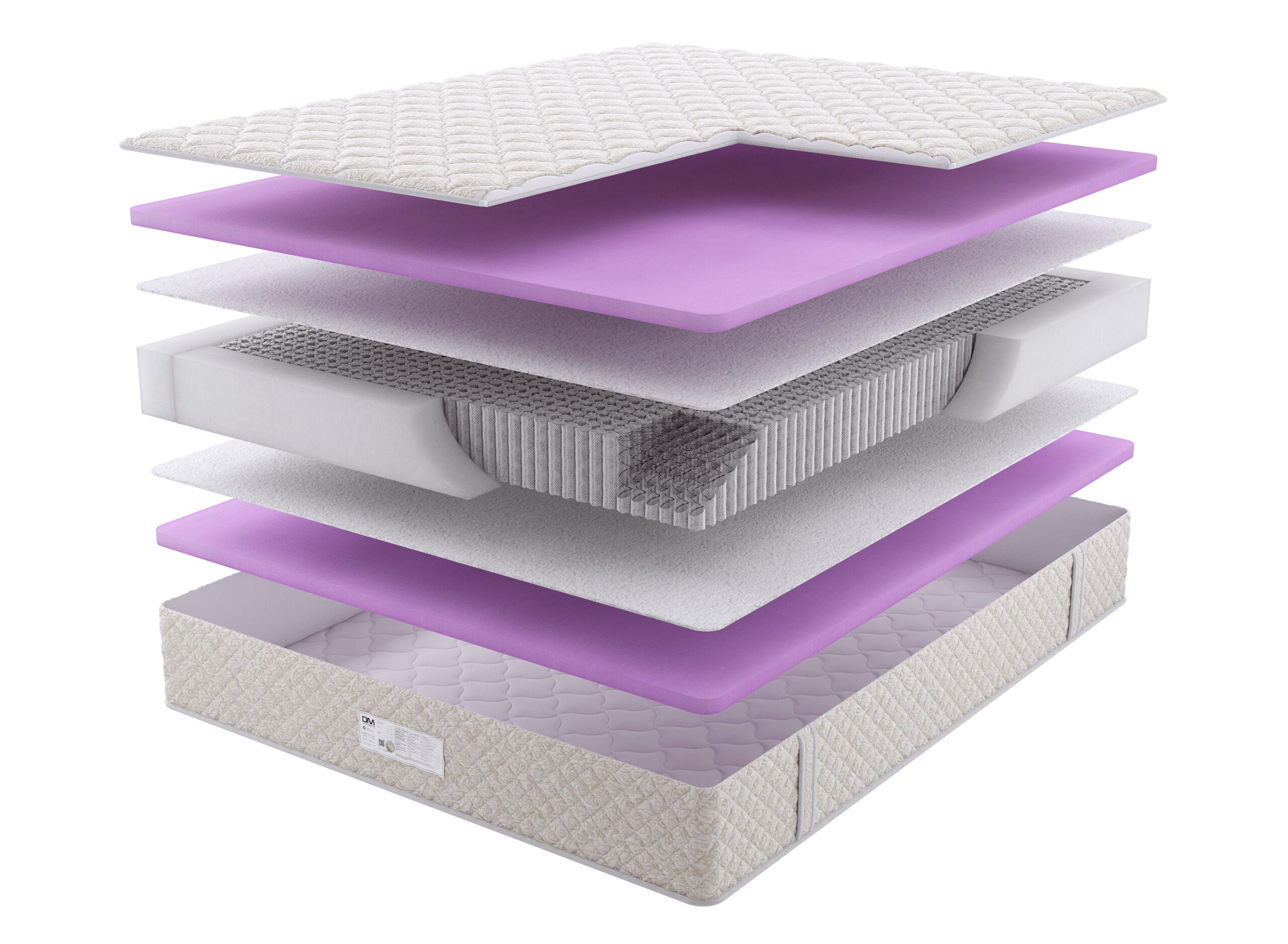 

Матрас Dream Master Комфорт 1 UP 90х195, Белый, Комфорт 1 UP