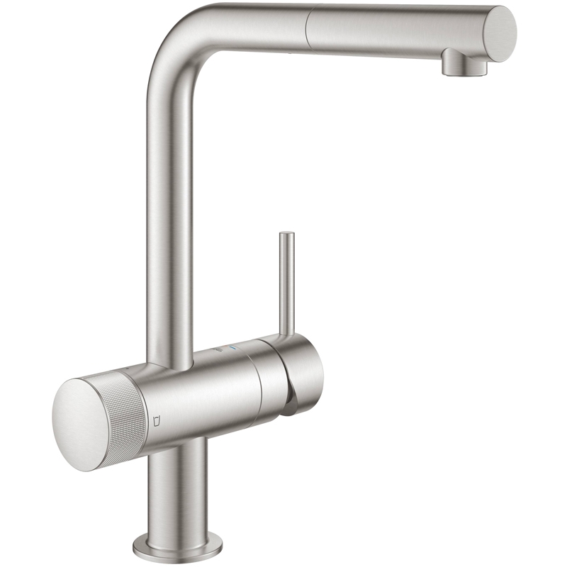 

Смеситель для кухни Grohe Blue Суперсталь (31721DC0), Серебристый