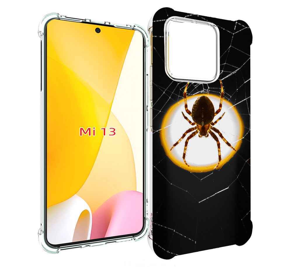 

Чехол MyPads паук-с-паутинкой для Xiaomi 13, Прозрачный, Tocco