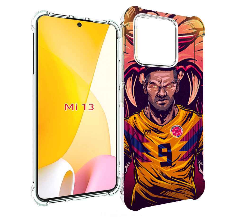 

Чехол MyPads парень-тигр-красный для Xiaomi 13, Прозрачный, Tocco
