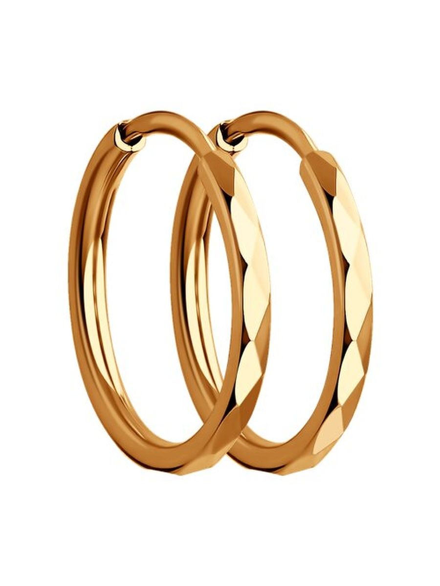 

Серьги конго из золота TEO MAORI 8140006, 8140006
