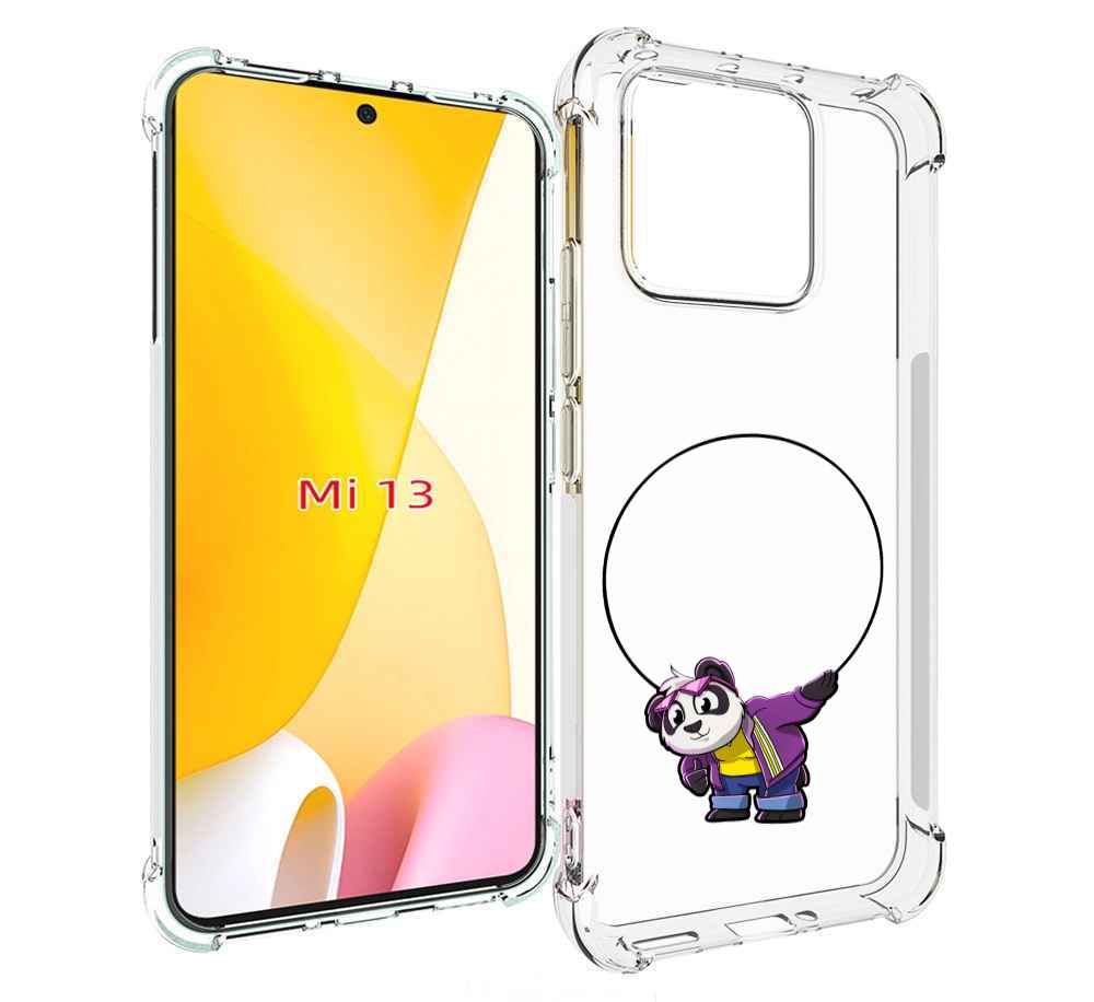 

Чехол MyPads панда-с-обручем для Xiaomi 13, Прозрачный, Tocco