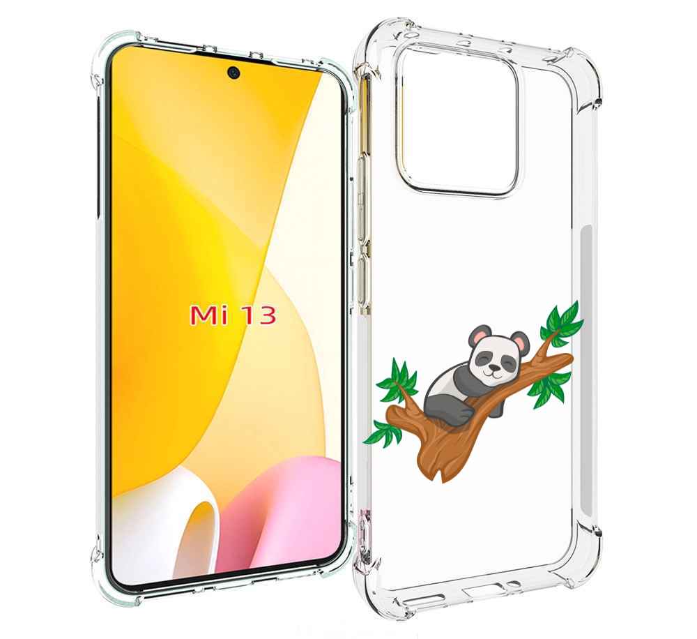 

Чехол MyPads панда-на-деревце для Xiaomi 13, Прозрачный, Tocco