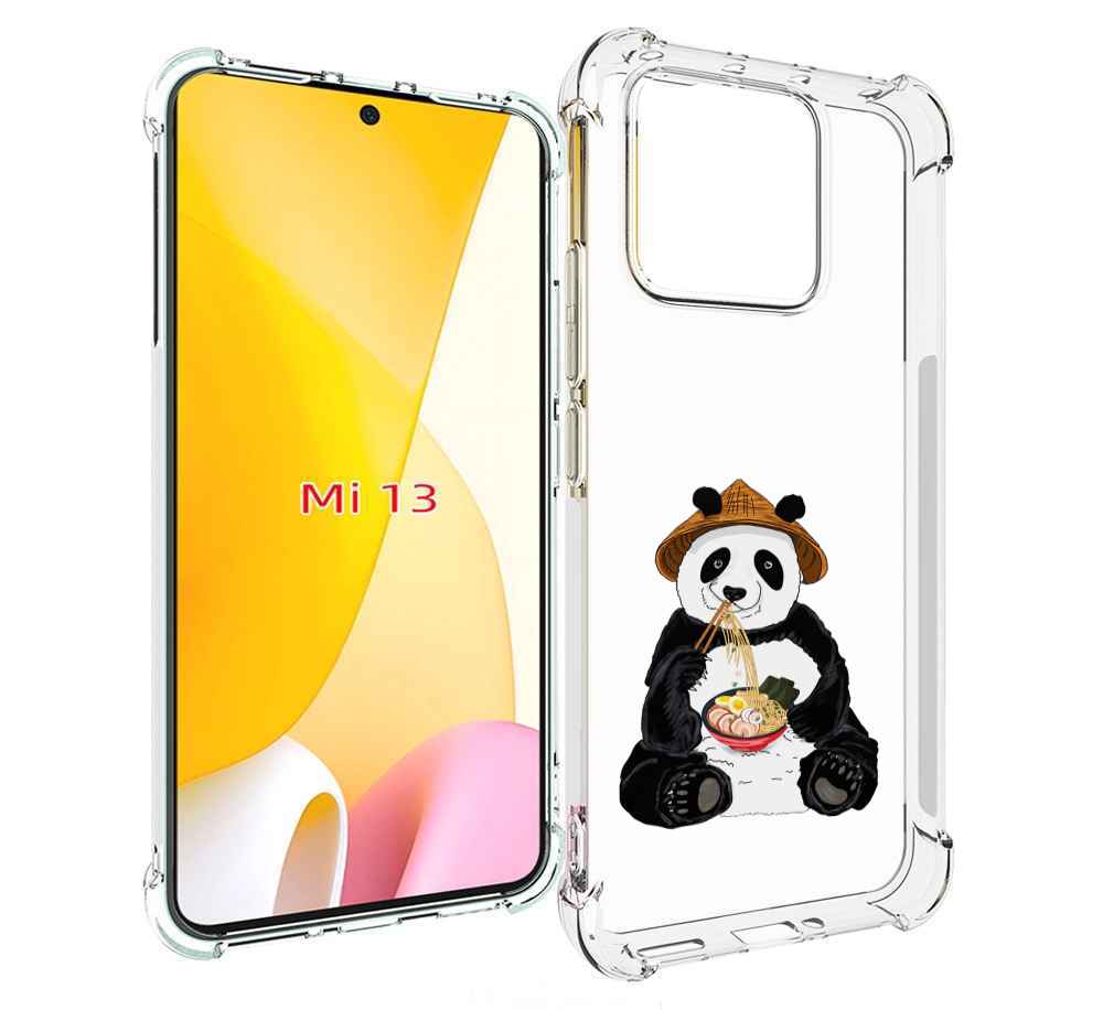 

Чехол MyPads панда-любит-лапшу для Xiaomi 13, Прозрачный, Tocco