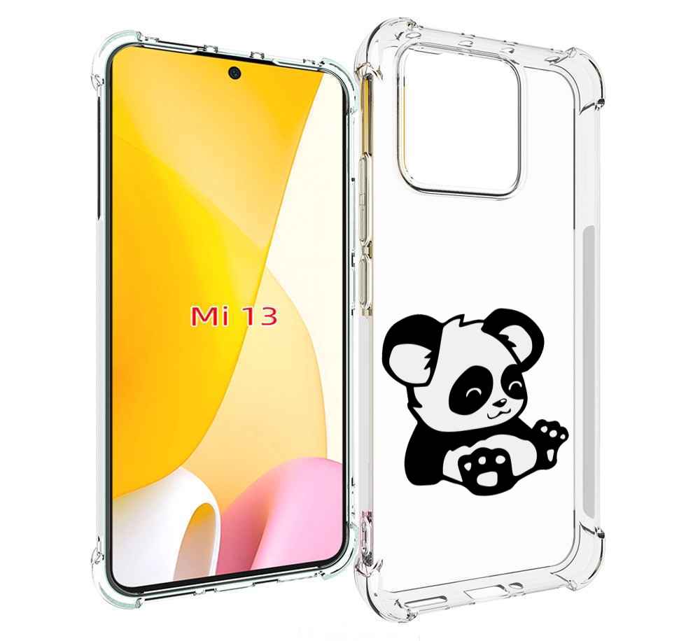 

Чехол MyPads панда-детеныш детский для Xiaomi 13, Прозрачный, Tocco