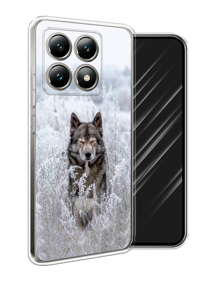 

Чехол Awog на Xiaomi 14T "Волк в поле", Белый;черный, 322850-1