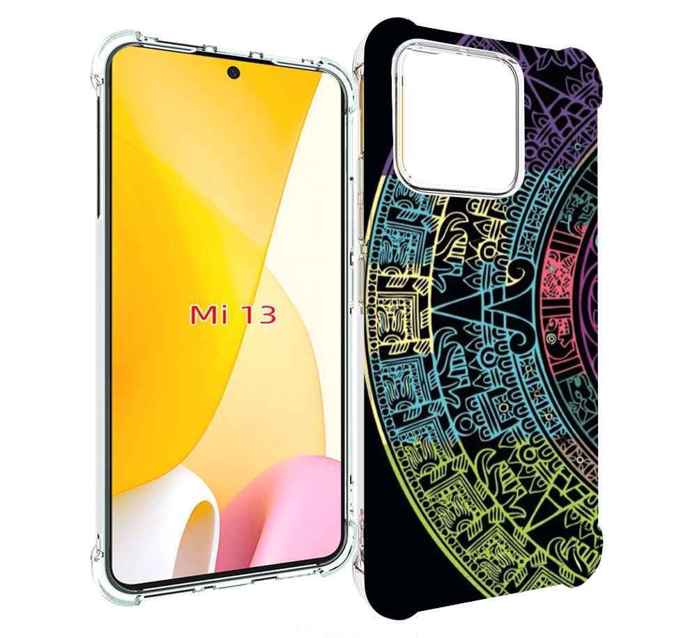 

Чехол MyPads орнамент полукруга для Xiaomi 13, Прозрачный, Tocco