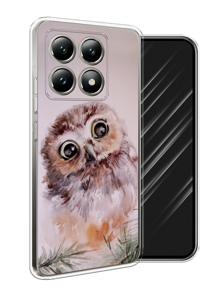 

Чехол Awog на Xiaomi 14T "Сова на розовом", Розовый;коричневый, 322850-1