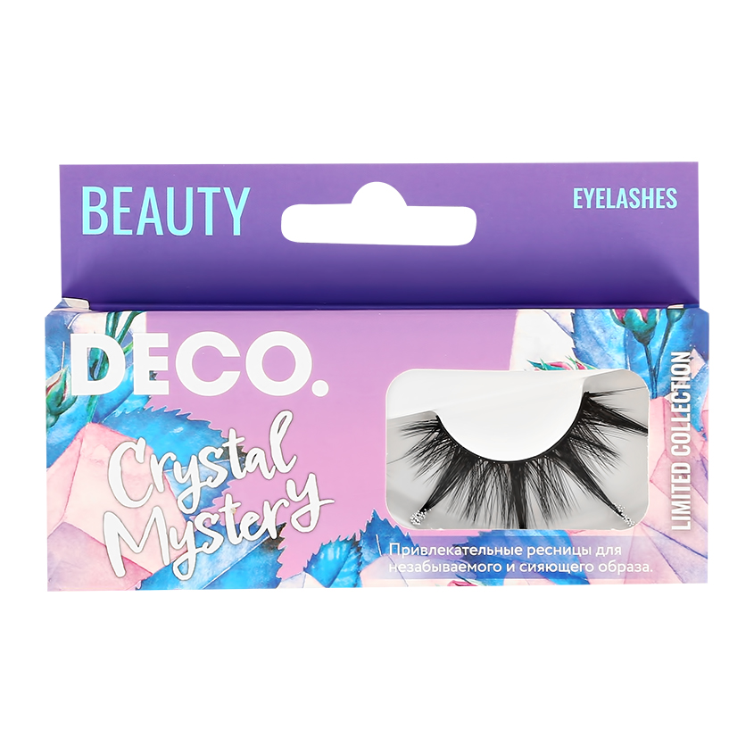 

Накладные ресницы Deco Crystal Mystery черные, Черный