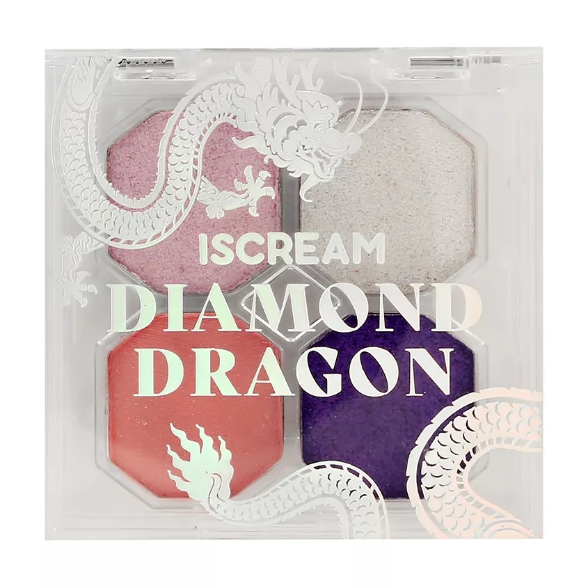 Тени для век Iscream Diamond Dragon 01-04 24 г