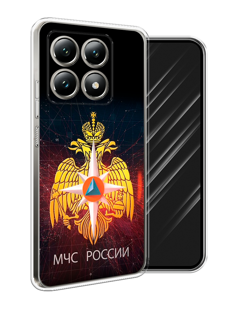 

Чехол Awog на Xiaomi 14T "МЧС России", Черный;желтый;красный, 322850-1