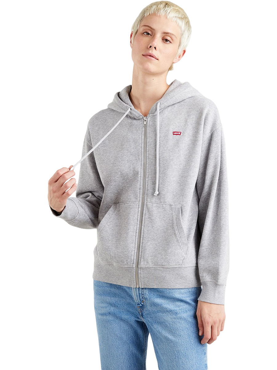 

Толстовка женская Levis A0777-0003 серая S, A0777-0003