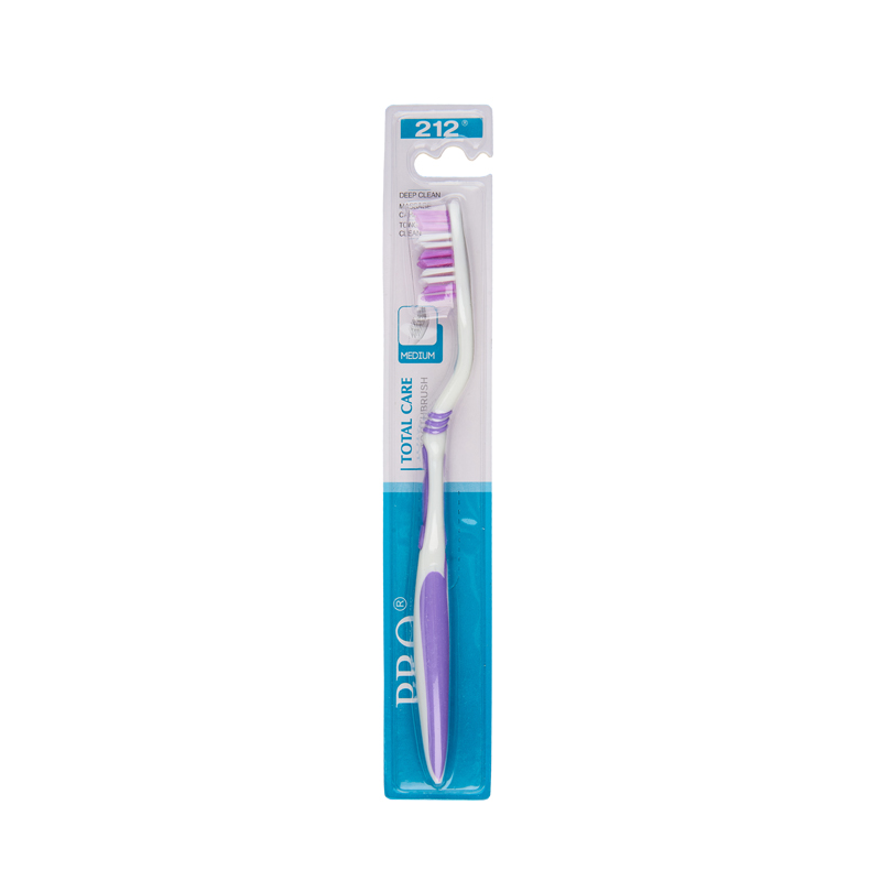 Зубная щетка Tola No.522, 1 шт. (белая с фиолетовым) щетка массажная show tech mini pin карманная фиолетовый 12 см