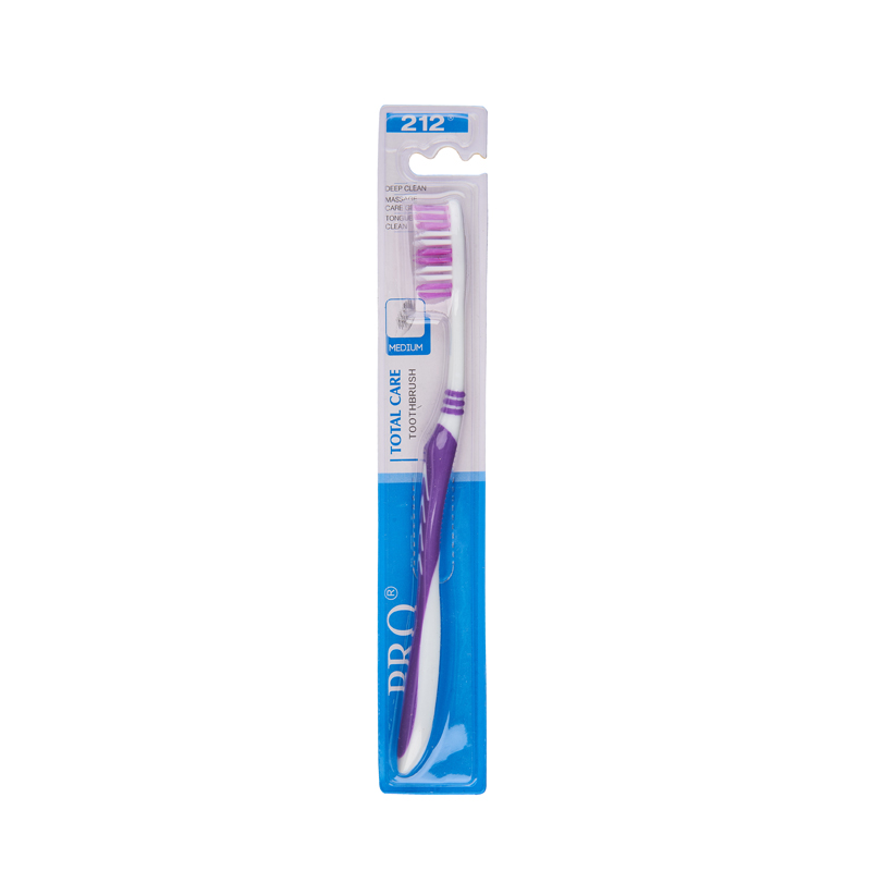 Зубная щетка Tola No.520, 1 шт. (белая с фиолетовым) щетка массажная show tech mini pin карманная фиолетовый 12 см