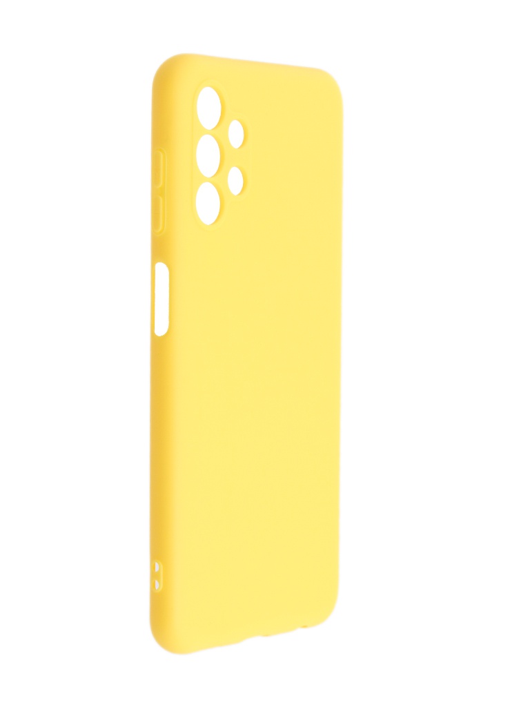 фото Чехол df для samsung galaxy a13 silicone yellow scase-142 df-group