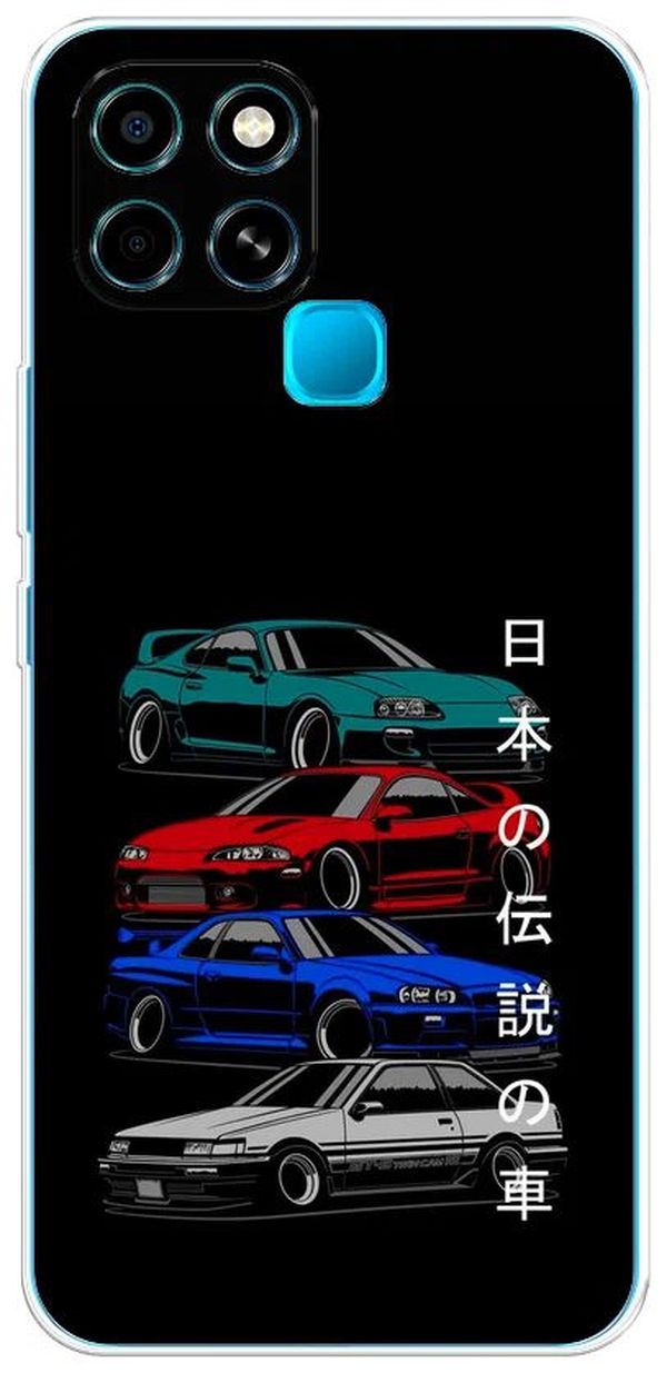 

Чехол Awog на Infinix Smart 6 HD "JDM Legend cars", Разноцветный, 3101650-5