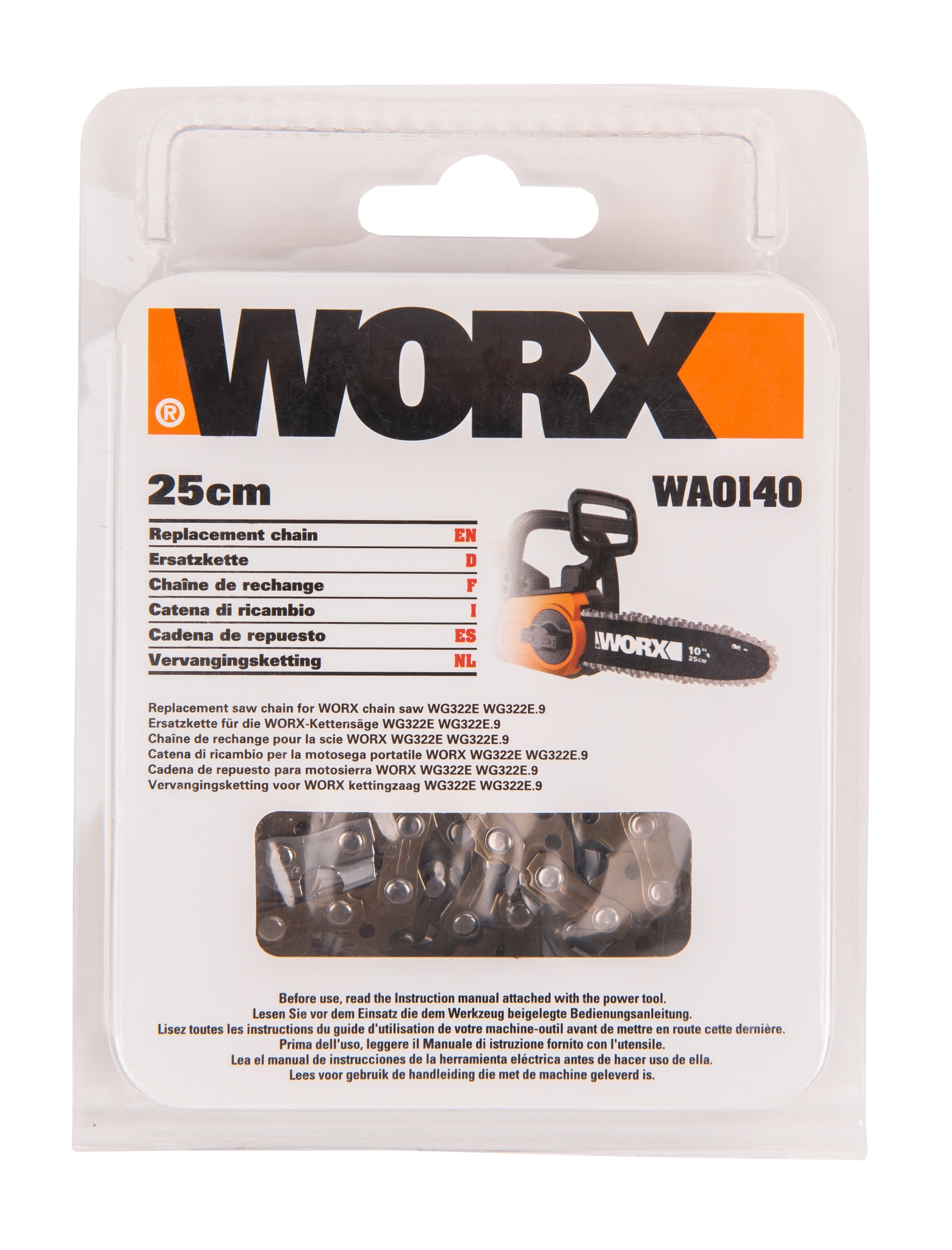 фото Цепь пильная worx wa0140