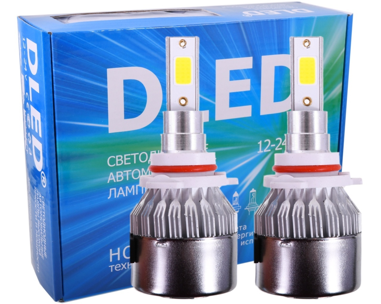 

Светодиодные Лампы "C6" H10 (5500k) 36w (2 лампы), "C6" H10 (5500k) 36w
