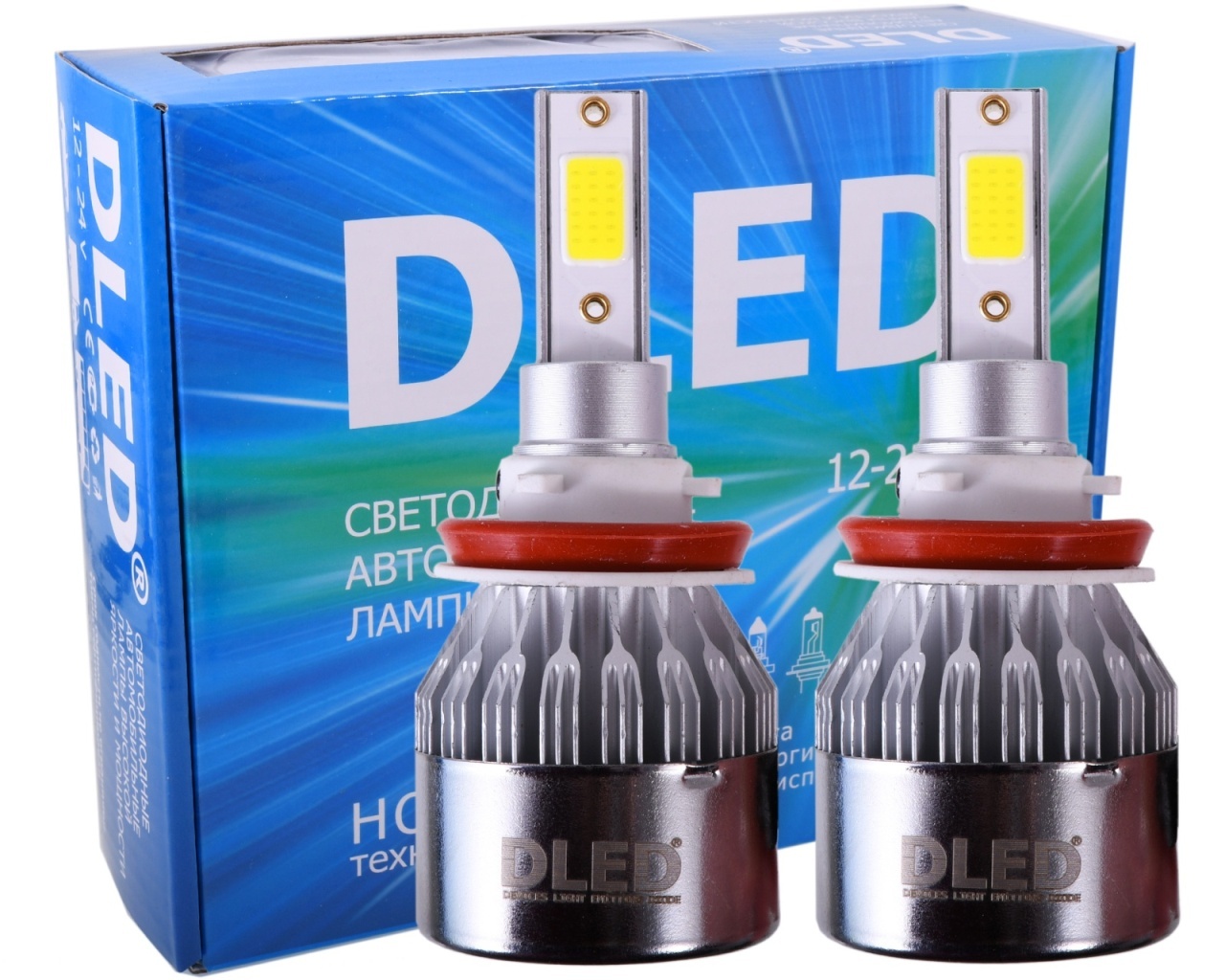

Светодиодные Лампы "C6" H11 (5500k) 36w (2 лампы), "C6" H11 (5500k) 36w