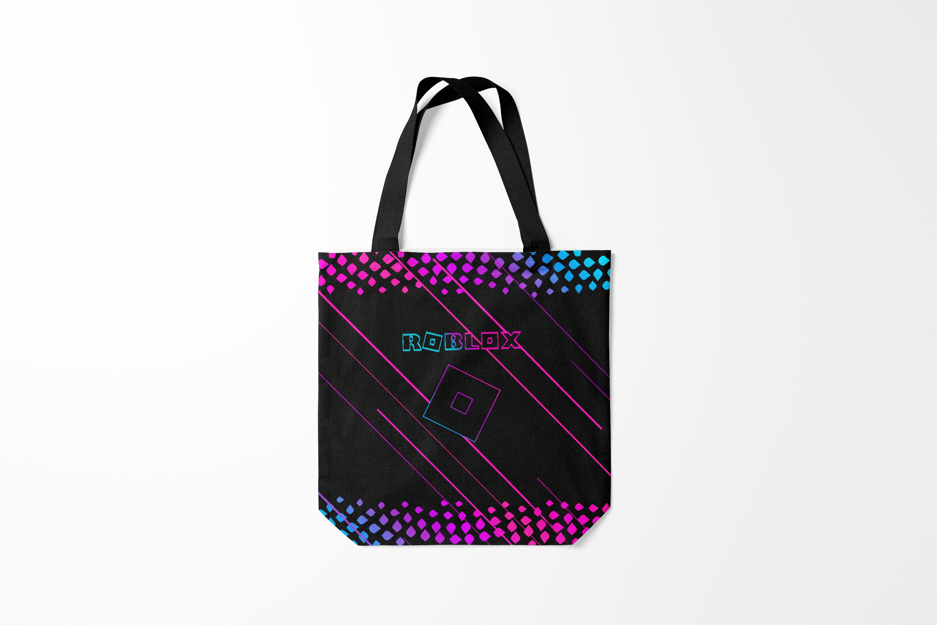 

Сумка шoппер унисекс Burnettie Roblox, черный, Roblox