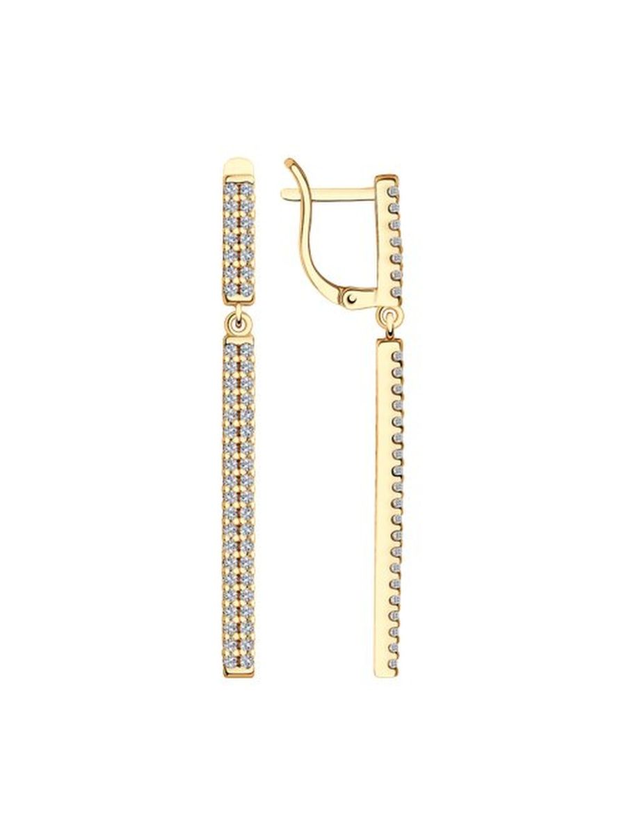 

Серьги из серебра TEO MAORI 893020639, фианит, 893020639