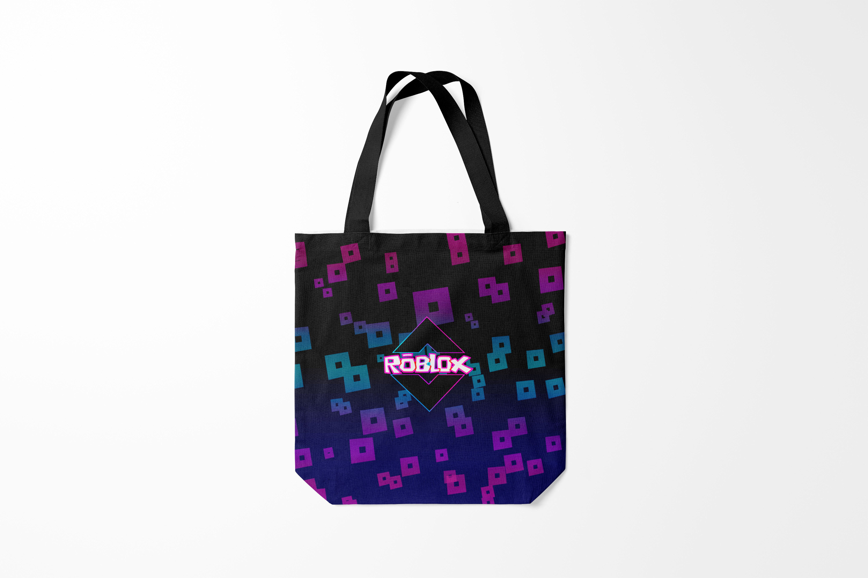 

Сумка шoппер унисекс Burnettie Roblox, черный, Roblox