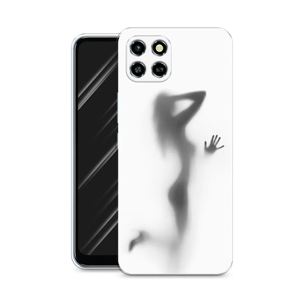 

Чехол Awog на Infinix Smart 6 HD "Стекло в душе", Белый;серый, 3101650-7