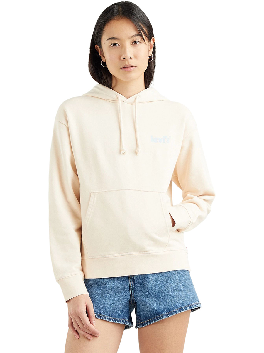 

Худи женское Levis 18487-0132 бежевое 2XS, 18487-0132