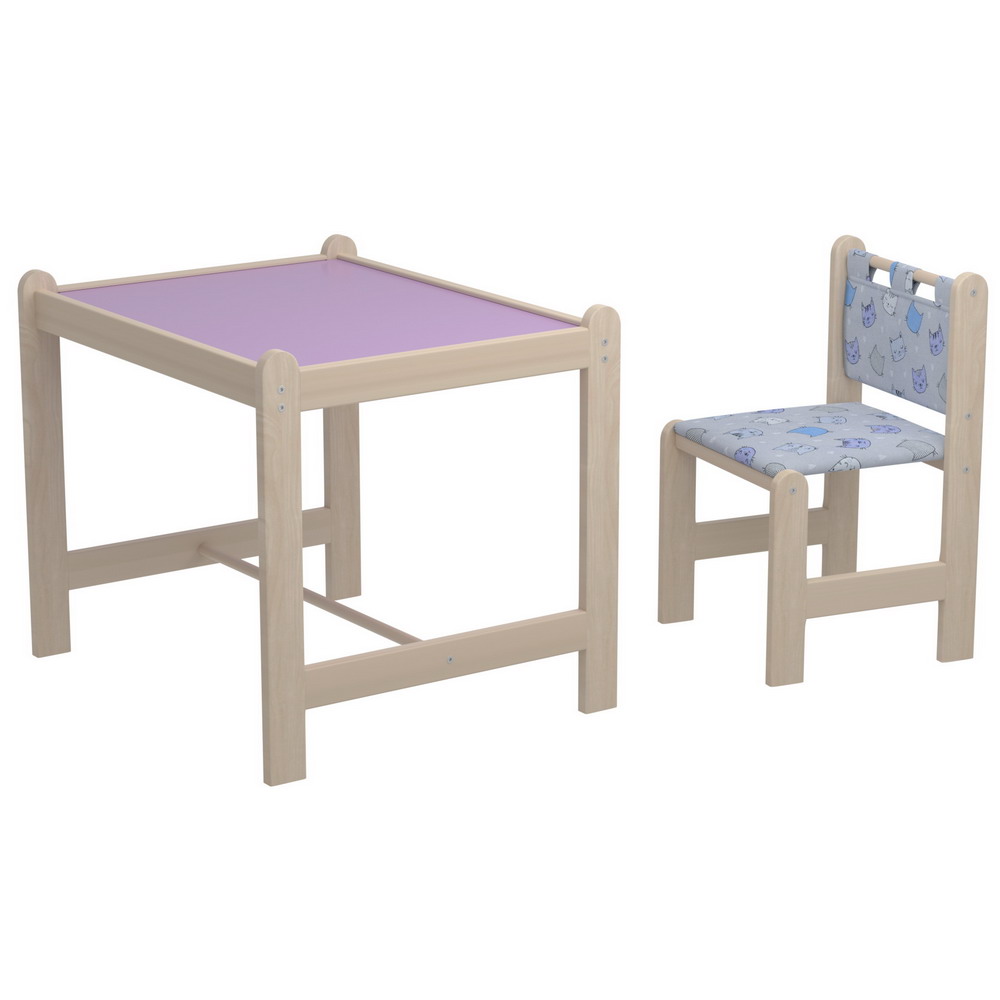 Комплект мебели Гном Малыш-2 Котята, голубой