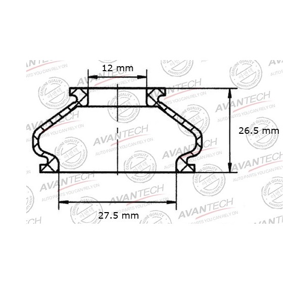 

Пыльники Деталей Подвески AVANTECH bl0117