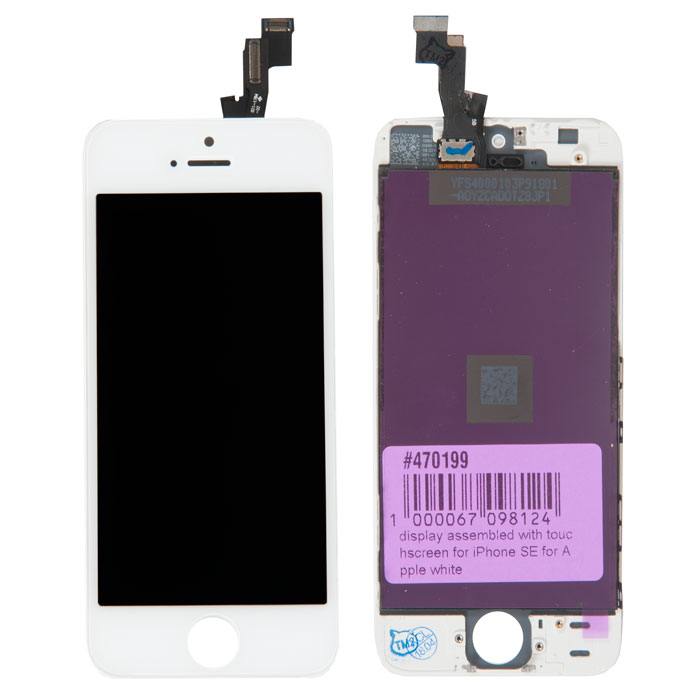 

Дисплей в сборе с тачскрином Rocknparts для Apple iPhone SE, белый