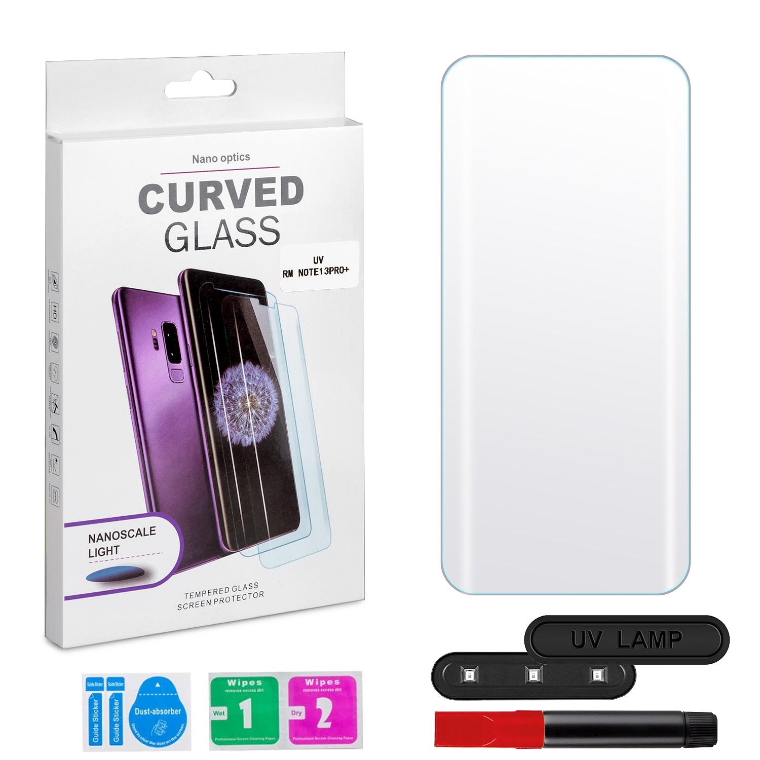 

Защитное стекло Xiaomi Redmi Note 13 Pro+ UV Glue set (IS788469)