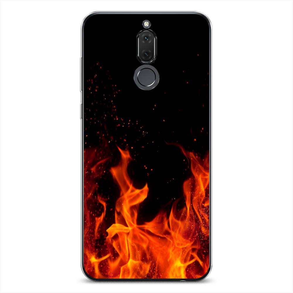 

Чехол Awog на Huawei Nova 2i/Mate 10 Lite "Все в огне", Оранжевый;черный, 6120550-4
