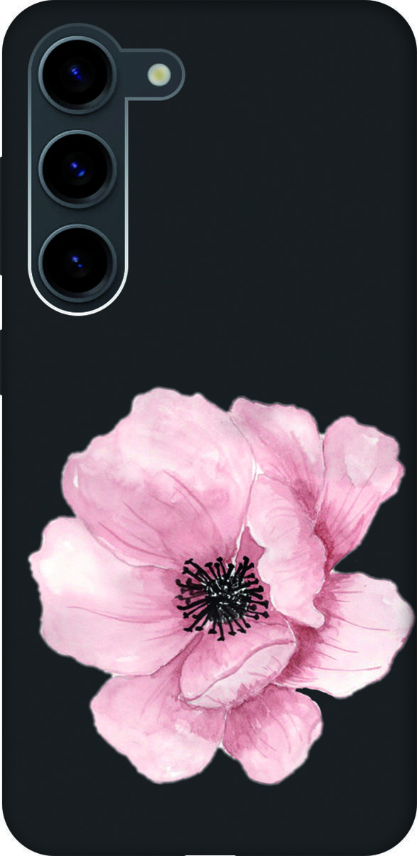 

Чехол на Samsung Galaxy S23 с 3D принтом "Pink Flower" черный, Черный;белый, 158308