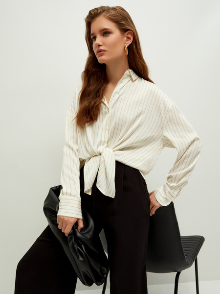 

Блуза женская ZARINA 2368136338 бежевая S, 2368136338