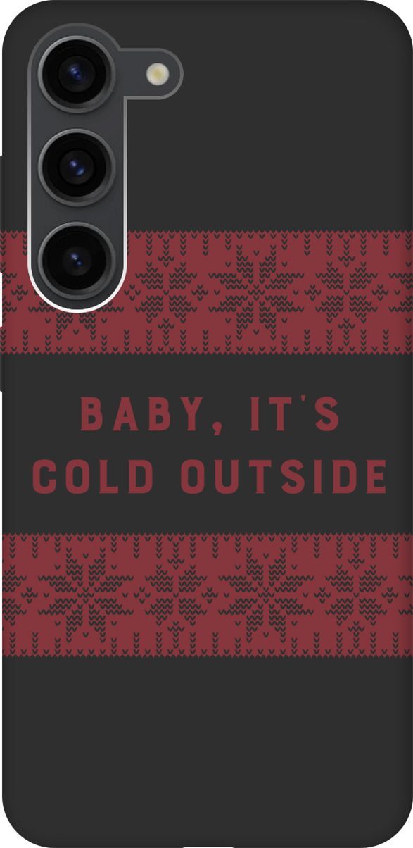 

Чехол на Samsung Galaxy S23 с 3D принтом "It's Cold" черный, Черный;красный, 158308