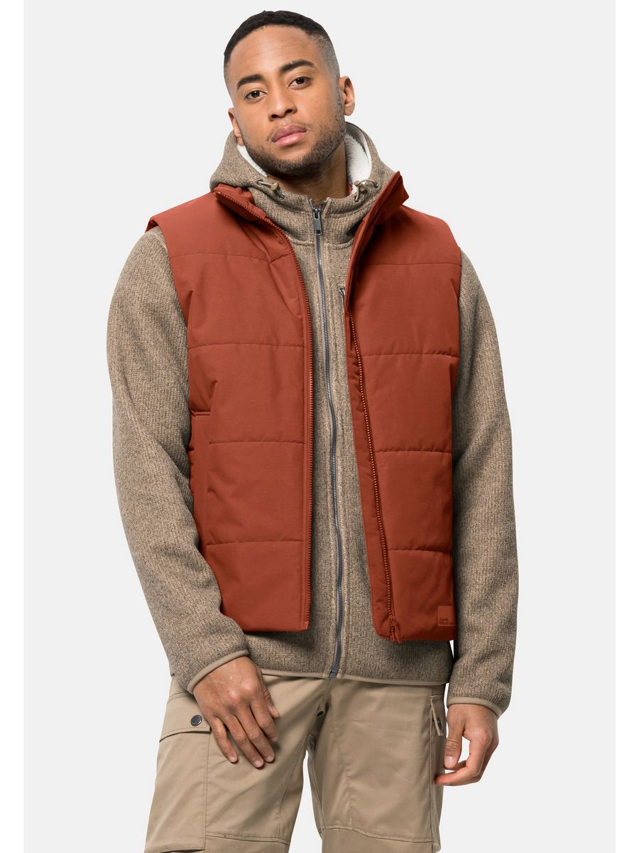 

Утепленный жилет мужской Jack Wolfskin JA442F0H3 оранжевый S, JA442F0H3