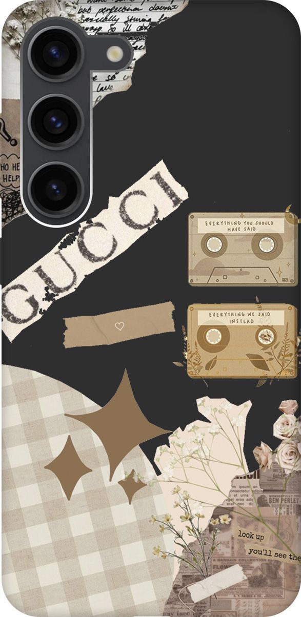 

Чехол на Samsung Galaxy S23 с 3D принтом "GUCCI Stickers" черный, Черный;белый, 158307