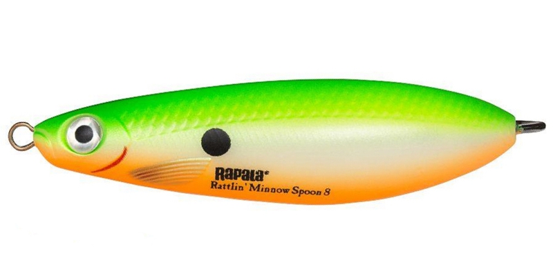 

Незацепляйка RAPALA Rattlin' Minnow Spoon 08 /GSU, Разноцветный