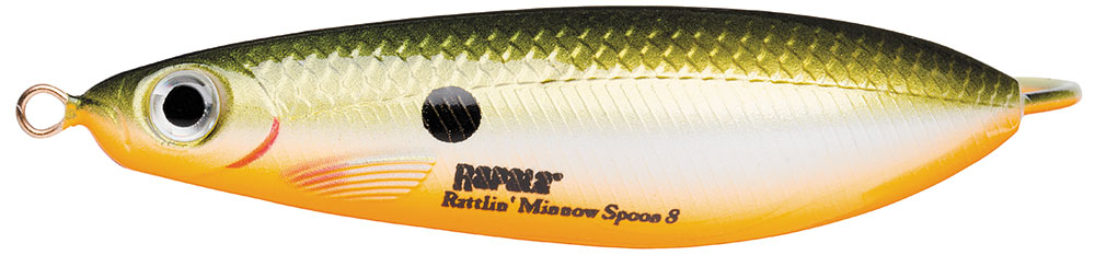 

Незацепляйка RAPALA Minnow Spoon 08 /RFSH, Зеленый;белый;оранжевый