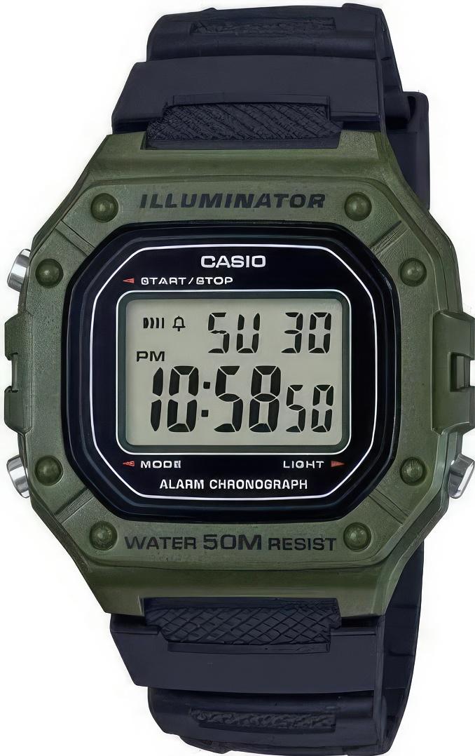 

Наручные часы мужские Casio W-218H-3A, W-218H-3A