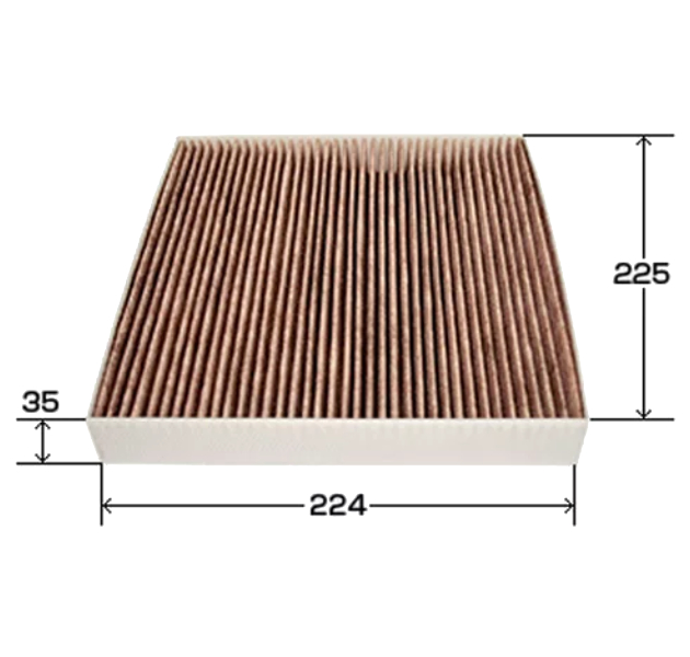 

VIC AC205EX Фильтр салона VIC AC205EX X-Power (угольный) E51 04-,Y61,A32,C23,R50,K11,M12,N