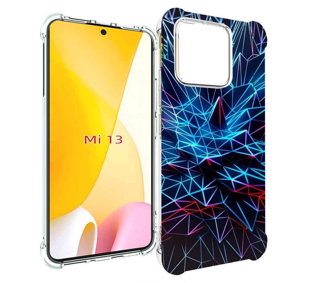

Чехол MyPads неоновая-абстракция для Xiaomi 13, Прозрачный, Tocco