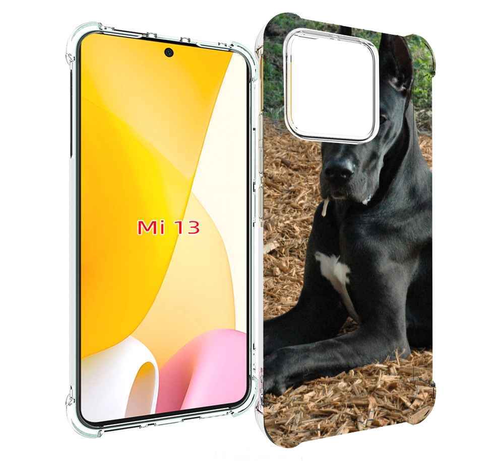 

Чехол MyPads немецкии дог для Xiaomi 13, Прозрачный, Tocco