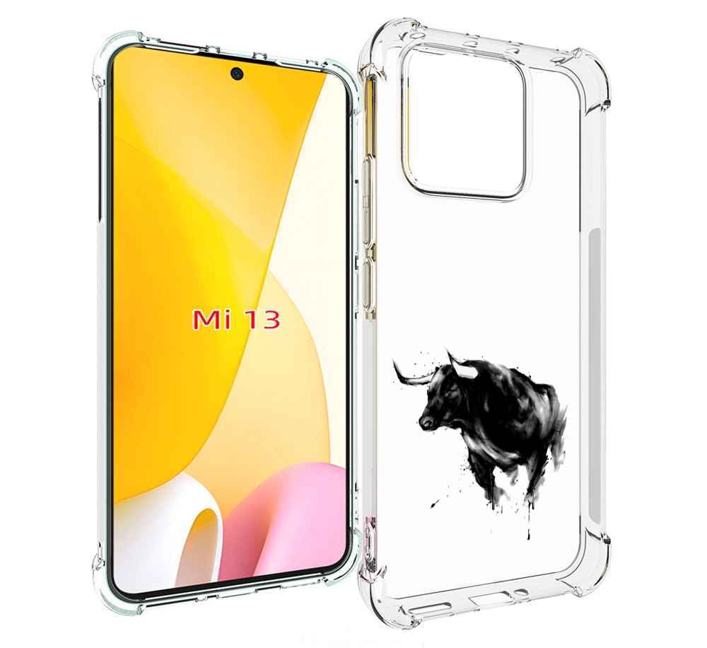 

Чехол MyPads бык для Xiaomi 13, Прозрачный, Tocco